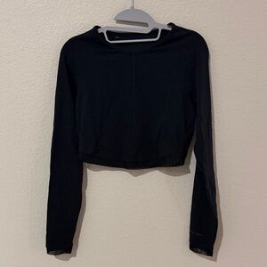 Gymshark x Whitney Simmons Black Crop Top